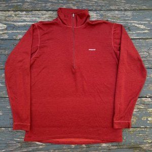 Patagonia Half Zip Lightweight Jacket Burnt Orange Men’s Small